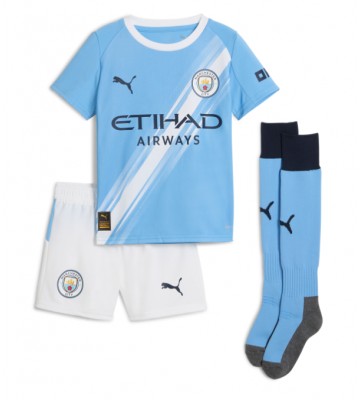 Manchester City Ruben Dias #3 Hjemmebanetrøje Børn 2025-26 Kortærmet (+ Korte bukser)